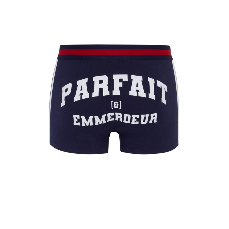 boxer en coton - bleu marine boxer en coton - bleu marine;