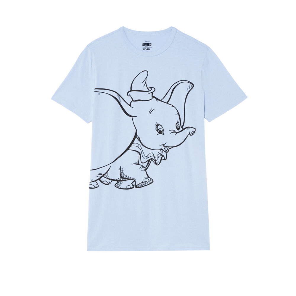 Tuniek met dumbo print - lichtblauw blauw.