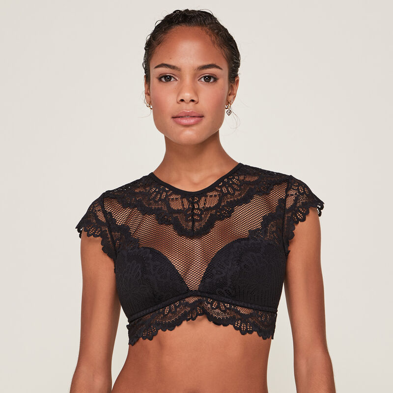 Soutien-gorge brassière dentelle - noir Soutien-gorge brassière dentelle - noir;