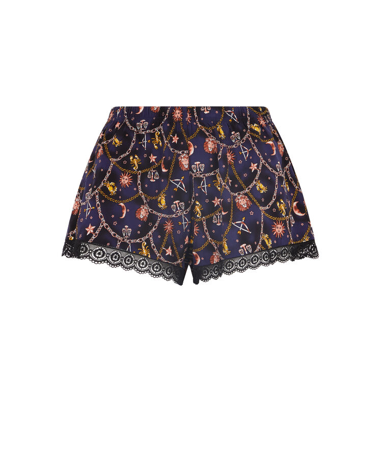 Short imprimé astro - noir noir.