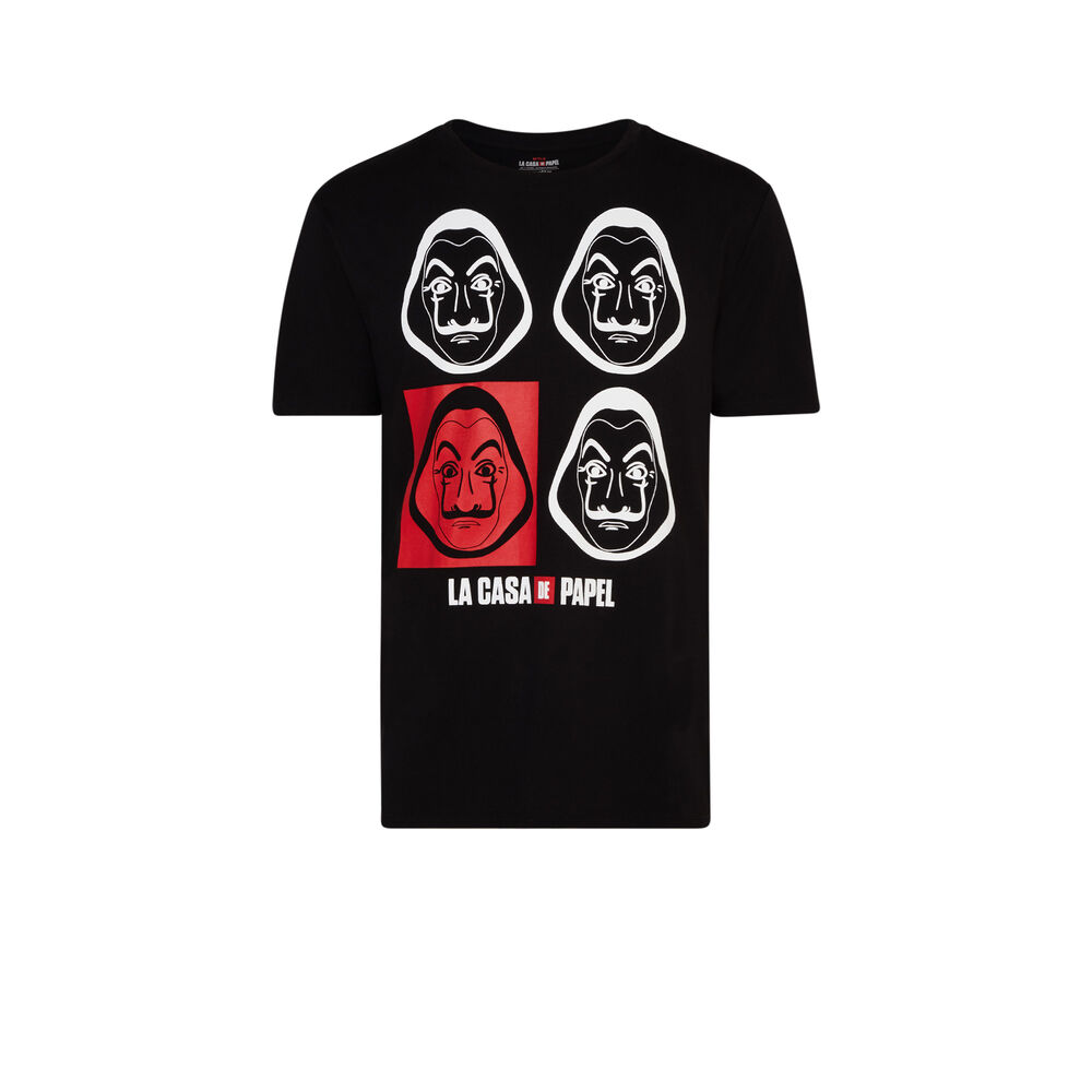 T-shirt casa de papel - noir noir.