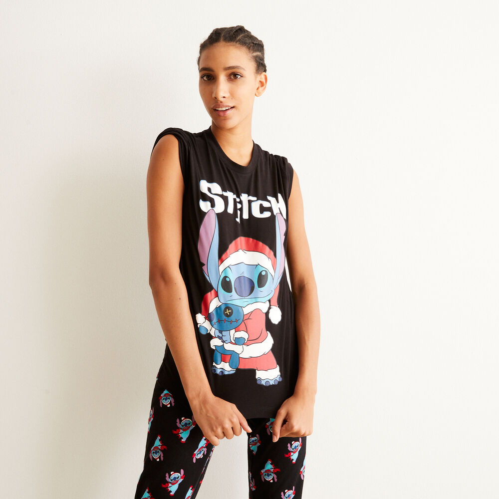 Top christmas stitch - noir noir.