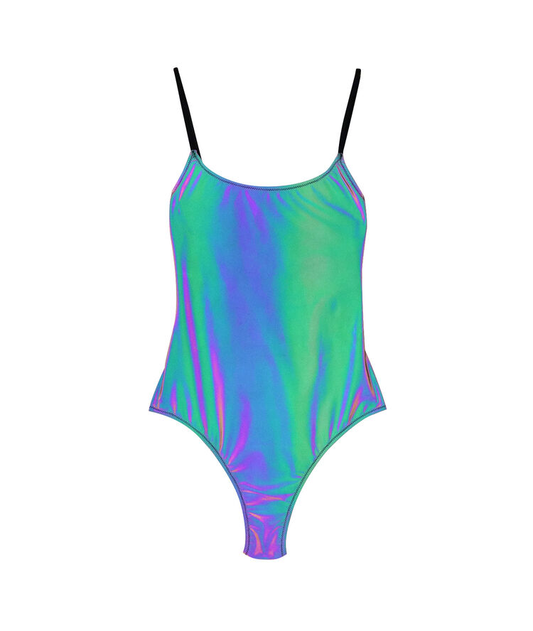 Maillot de bain une pièce réfléchissant - gris gris.