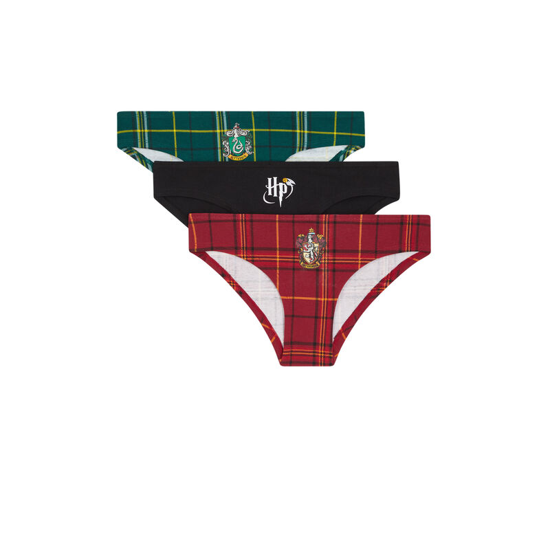 Lot de 3 culottes coton bio Harry Potter Lot de 3 culottes coton bio Harry Potter;