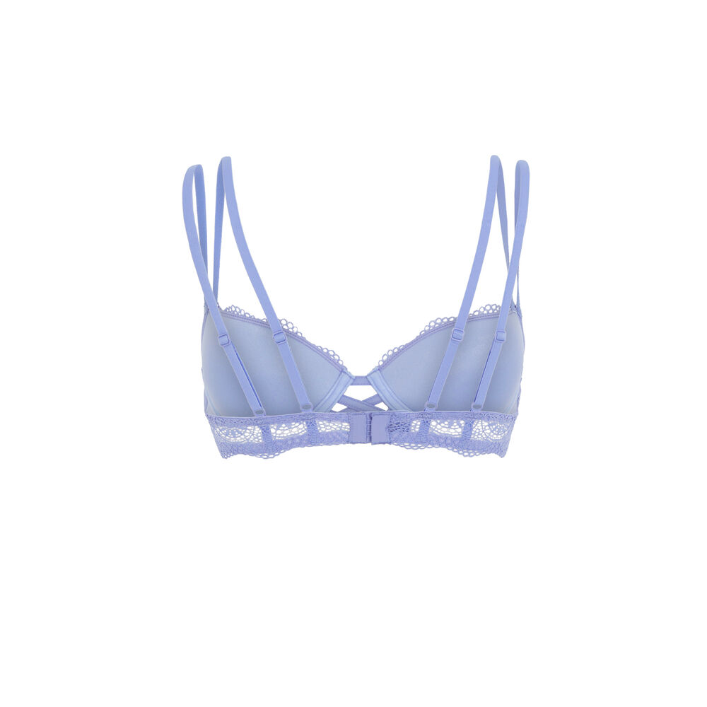 Soutien-gorge dentelle push-up - bleu ciel bleu ciel.