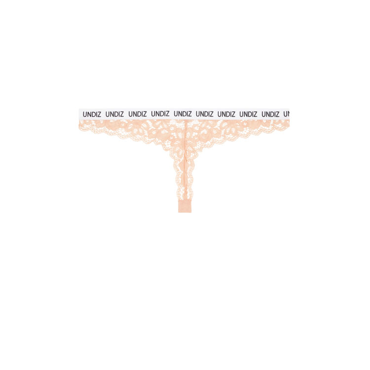 String dentelle secretiz rose poudré.