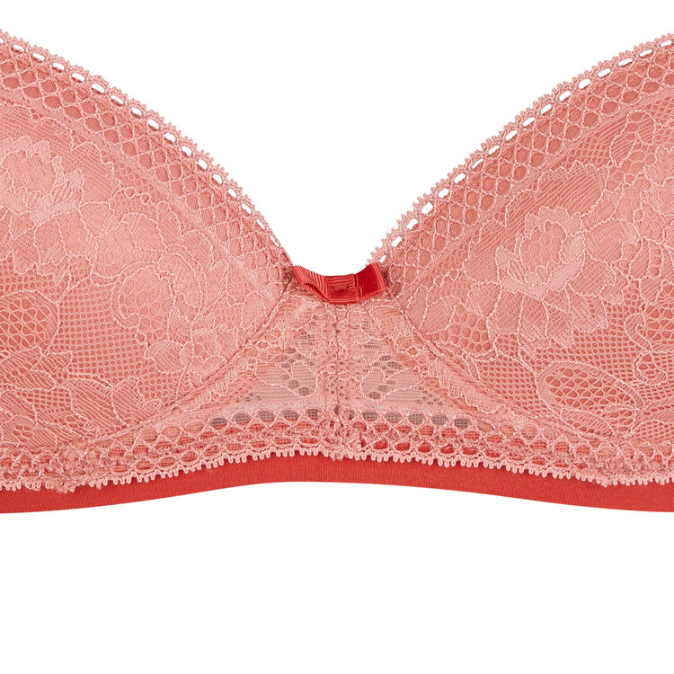 Soutien-gorge rouge brique ampli revoltiz red.