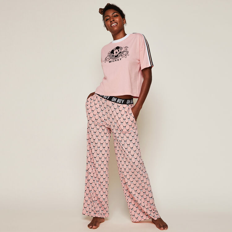 Pantalon large logo mickey versaqueeniz Pantalon large logo mickey versaqueeniz;