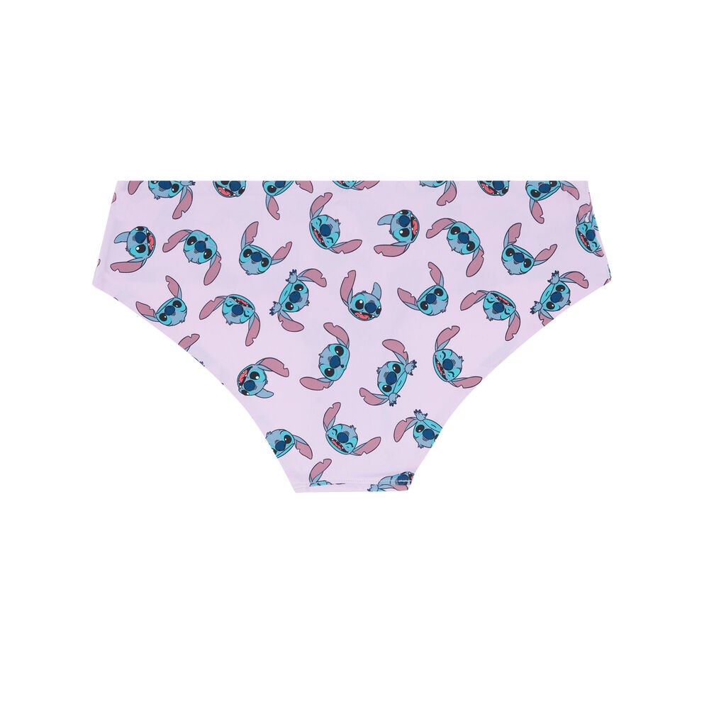 Slip met stitch-print - paars paars.