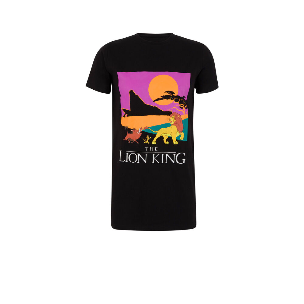 Tunique &agrave; manches courtes le roi lion - noir noir.