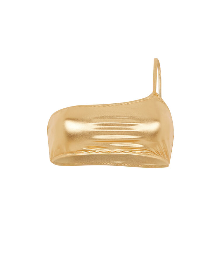 Haut de maillot de bain brassière - or or.