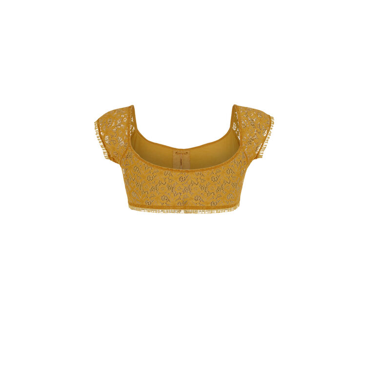 Soutien-gorge bandeau couleur ocre dorothiz Soutien-gorge bandeau couleur ocre dorothiz;