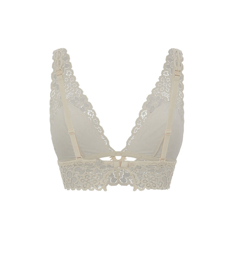 Soutien-gorge triangle sans armatures - écru écru.