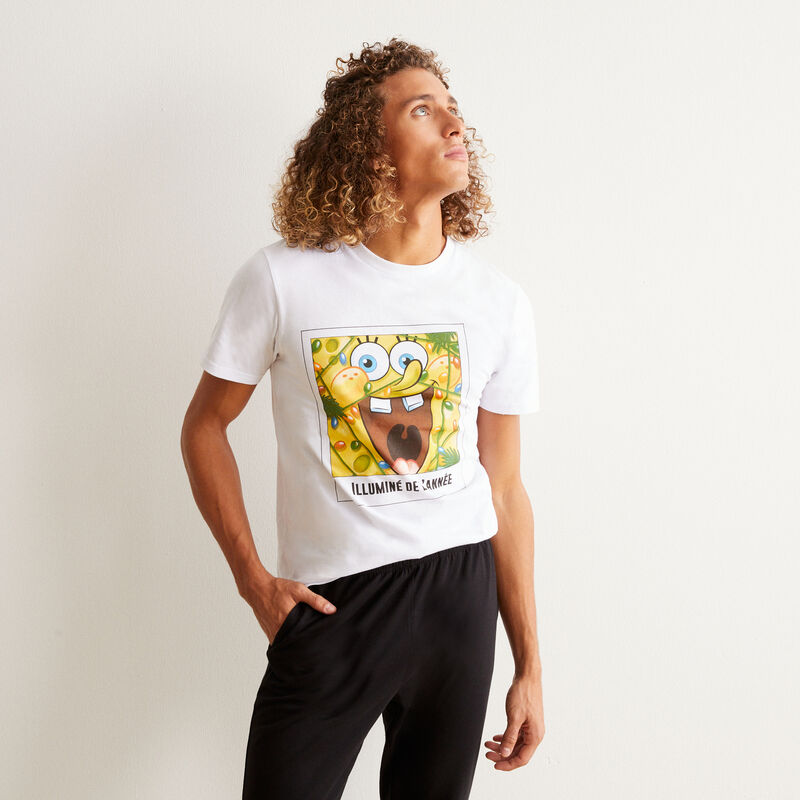 set de pyjama Bob l'éponge - blanc set de pyjama Bob l'éponge - blanc;