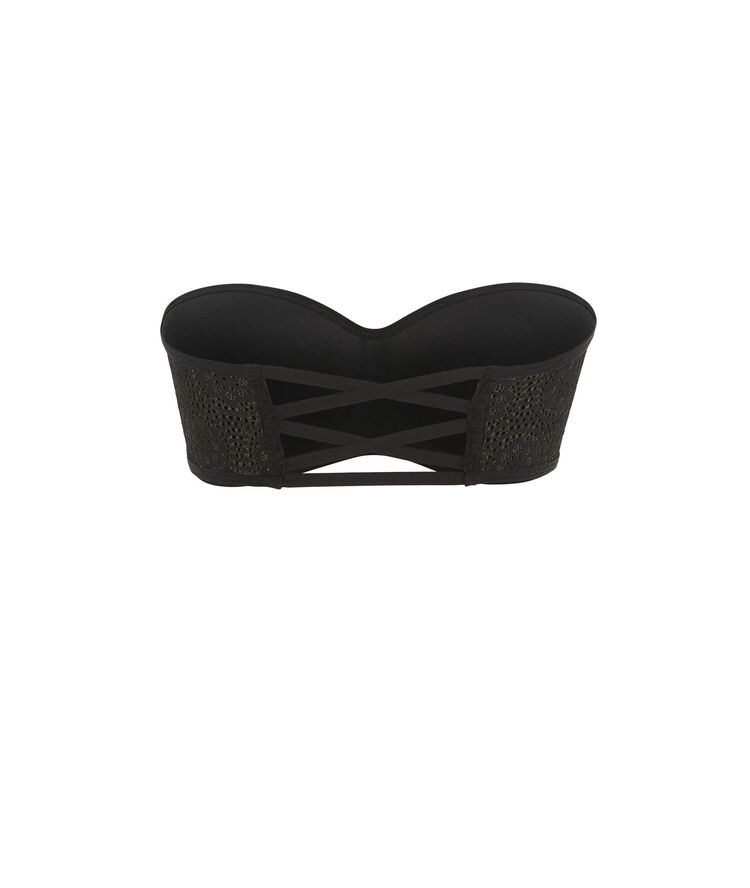 Soutien-gorge bandeau - noir noir.