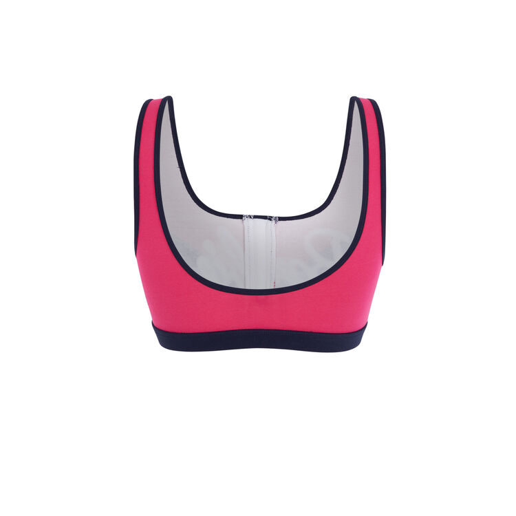 Brassiere a zip logo barbie pinkbarbiz fushia.