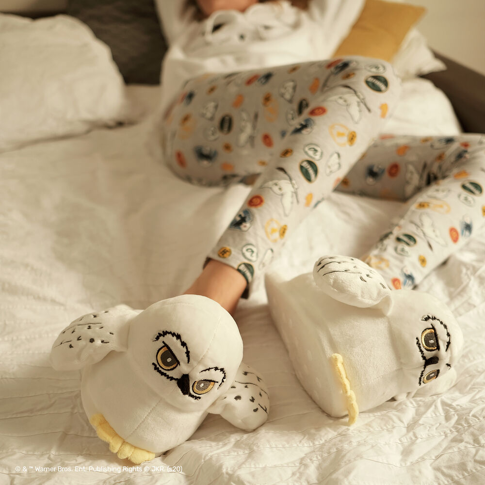 Chaussons hedwige - blanc blanc.