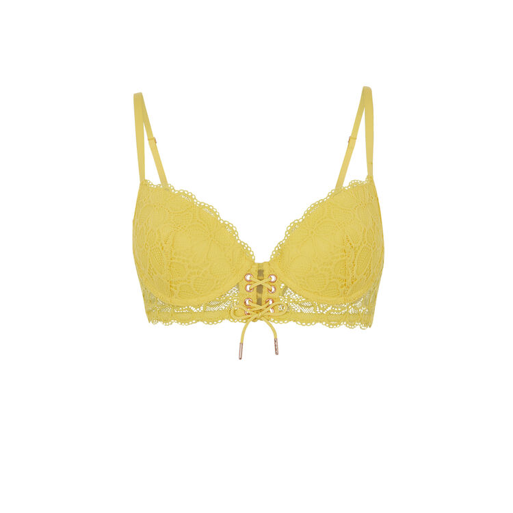 Soutien-gorge bustier ampli jaune sherifiz Soutien-gorge bustier ampli jaune sherifiz;