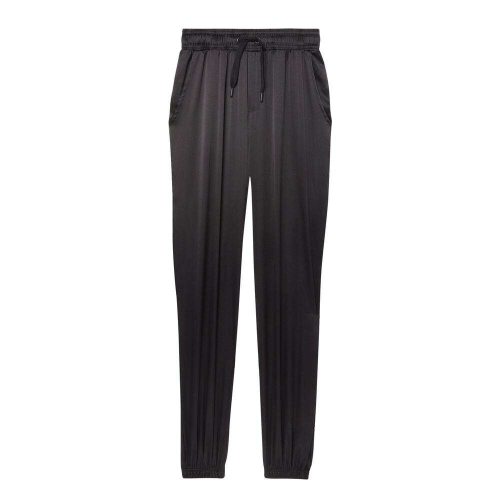 Aya x undiz satijnen joggingpak - zwart zwart.