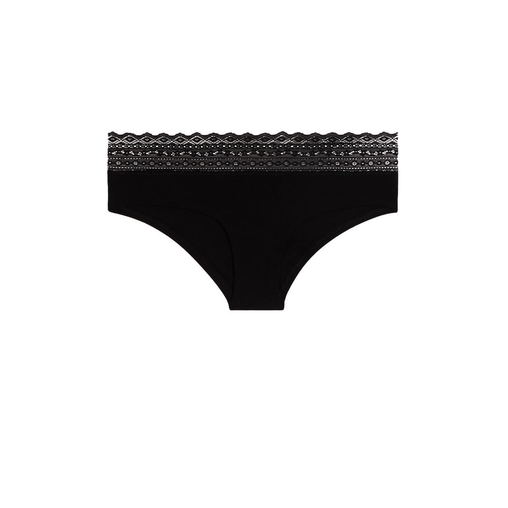 Zwarte shorty waistiz zwart.