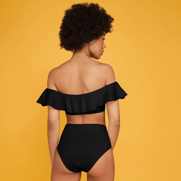 Haut épaules nues noir sabliz black.