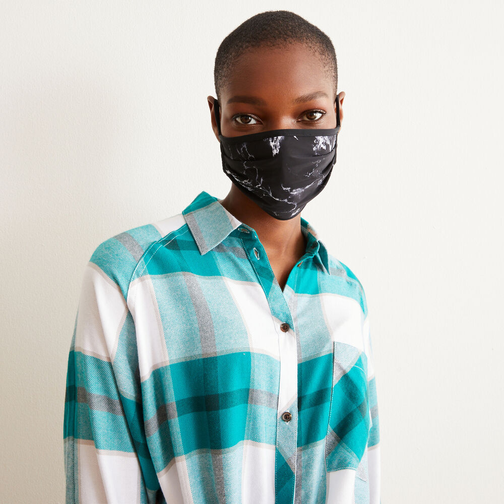 Lot 3 masques noir/marbre - noir noir.