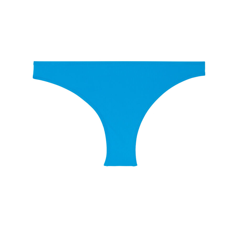 Effen bikinibroekje in slipvorm - blauw blauw.