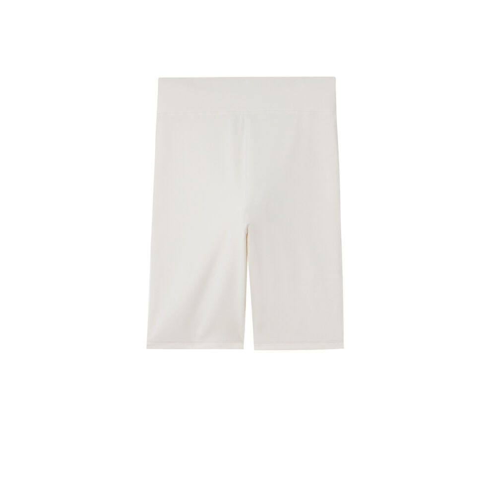 Effen fietsbroek - ecru ecru.