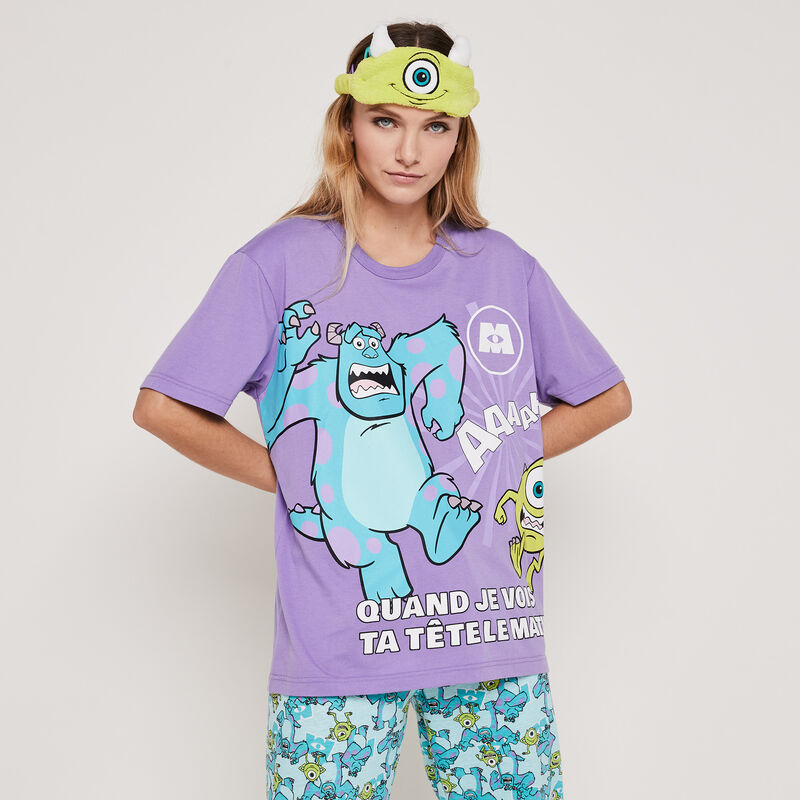 Set pyjama top + pantalon print Monstres et Cie mycrewiz Set pyjama top + pantalon print Monstres et Cie mycrewiz;