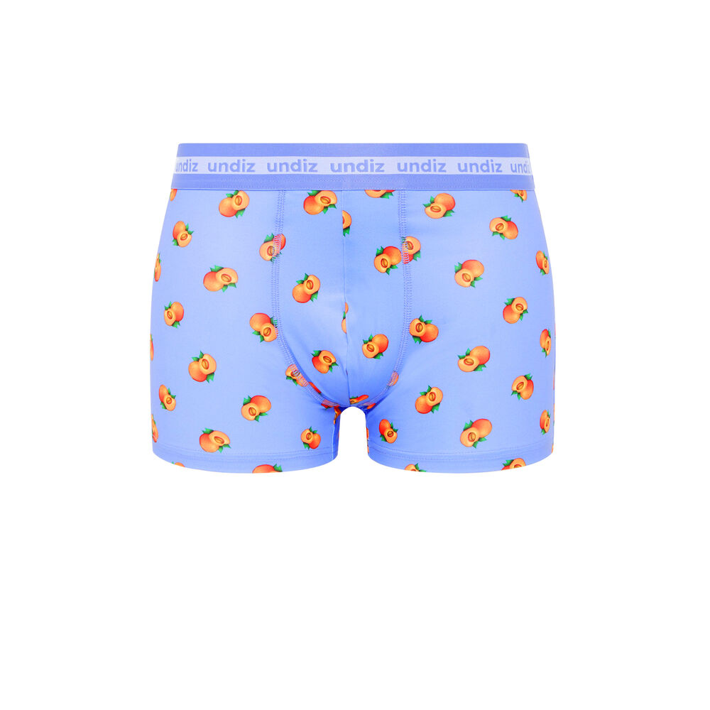 Boxer micro imprim&eacute; p&ecirc;ches - bleu bleu.