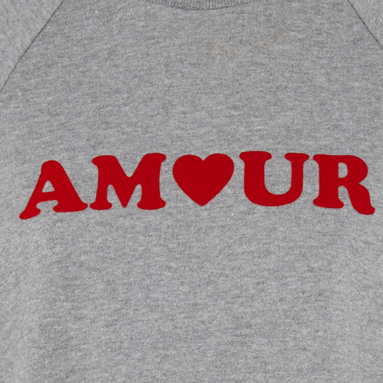 Sweat gris amoureusiz Sweat gris amoureusiz;