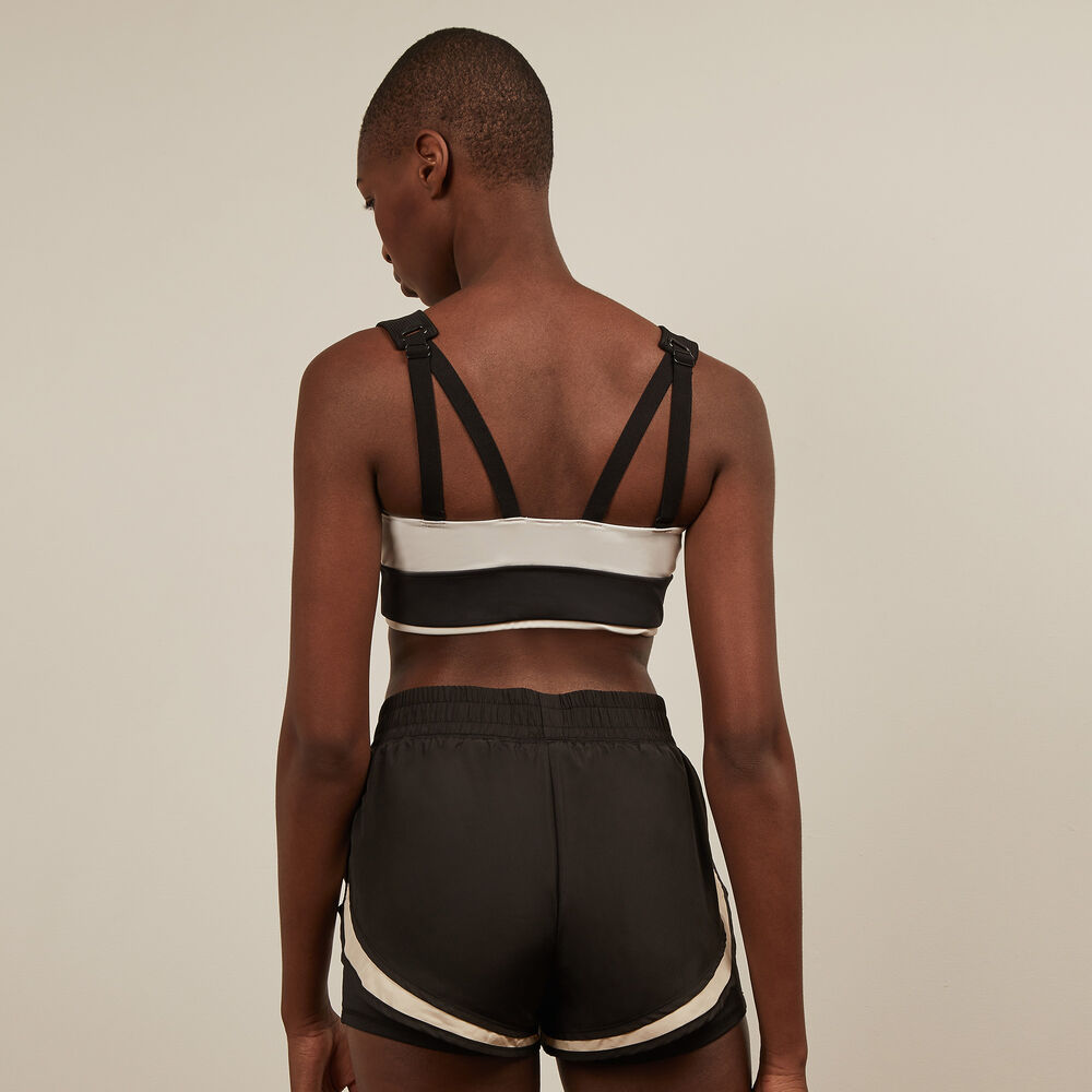 Brassière de sport - noir noir.