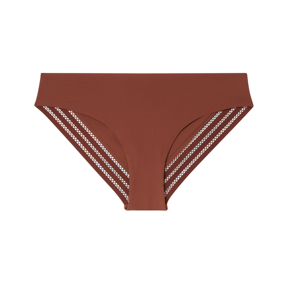 Culotte en micro - marron marron.