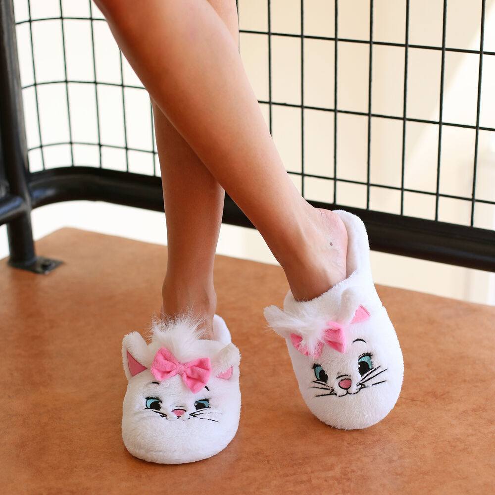 Chaussons les aristochats - blanc  blanc.