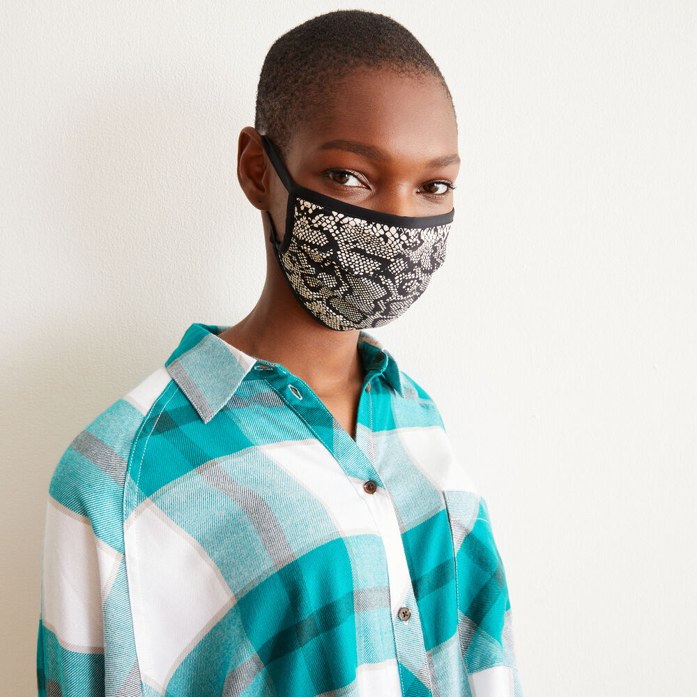 Lot 3 masques noir/serpent - noir noir.