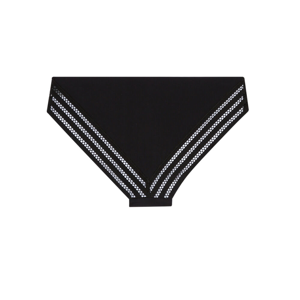 Microvezel slip - zwart zwart.