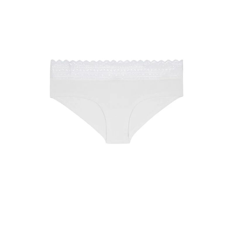 katoenen shorty met kant - ecru katoenen shorty met kant - ecru;