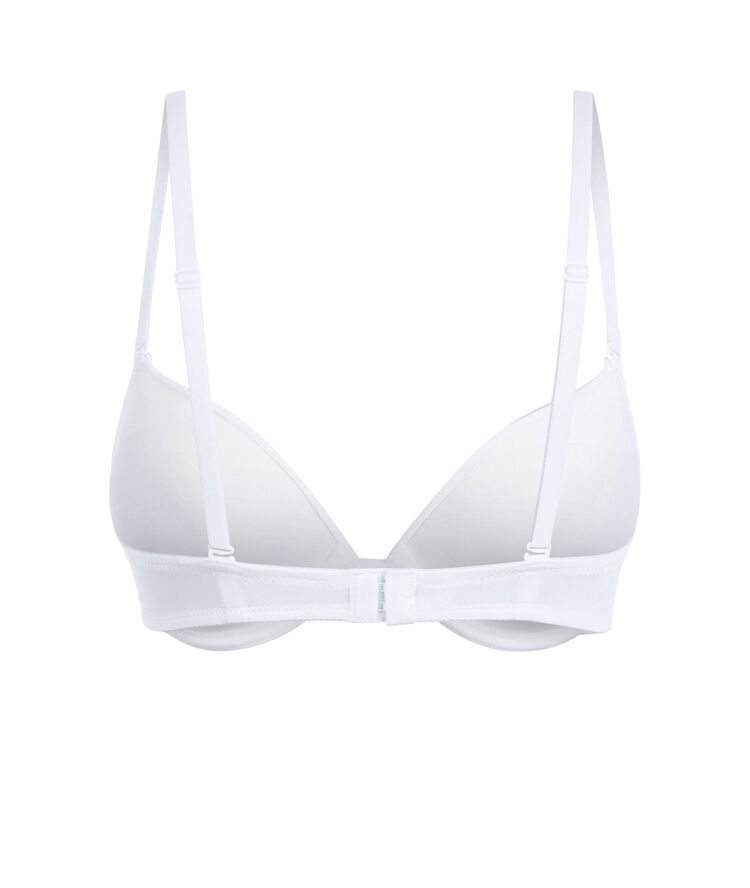 Soutien-gorge gel micro blanc.