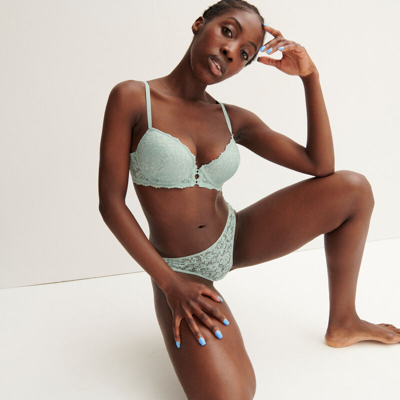 fleurige kanten push-up beha - lila fleurige kanten push-up beha - lila;