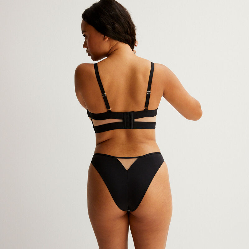 tanga taille haute Aya x undiz - noir tanga taille haute Aya x undiz - noir;