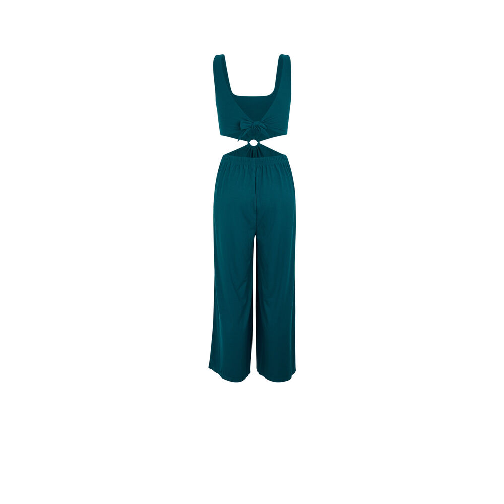 Jumpsuit met ring - blauw blauw.