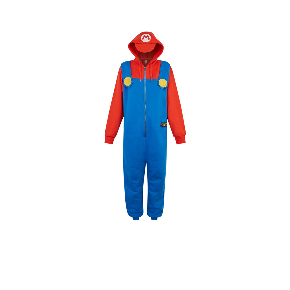 Combinaison mario - bleu bleu.