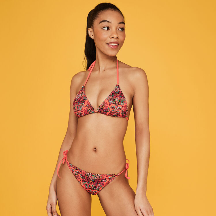 Triangle corail paisliz pink.