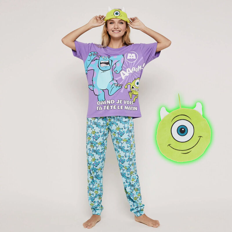 Set pyjama top + pantalon print Monstres et Cie mycrewiz Set pyjama top + pantalon print Monstres et Cie mycrewiz;