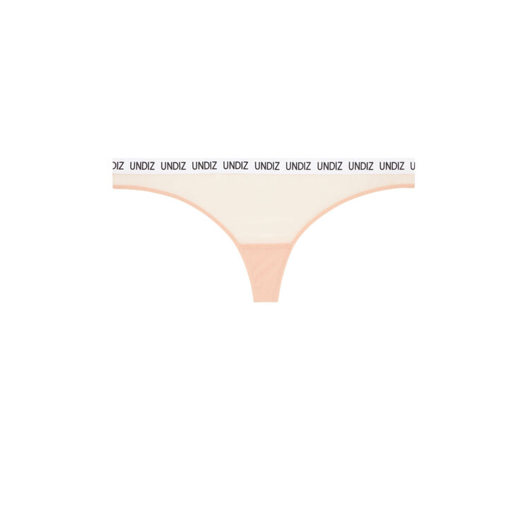 String dentelle secretiz rose poudré.
