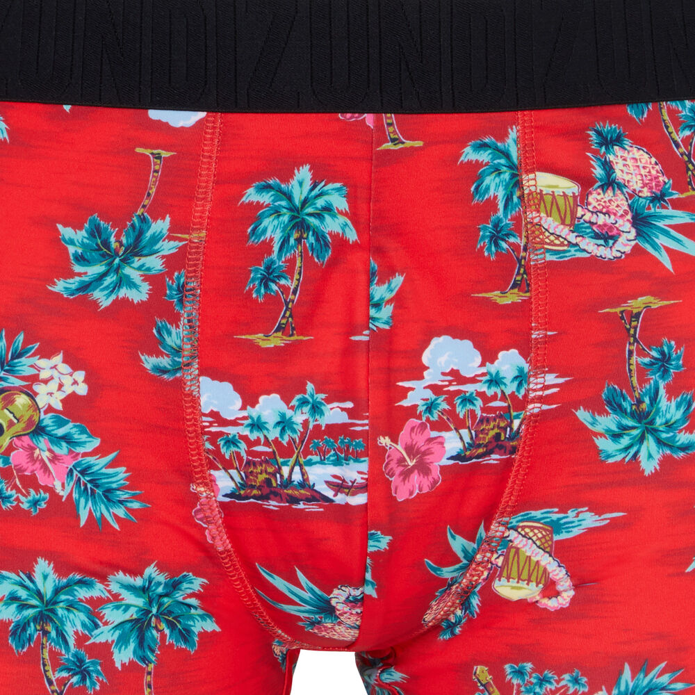 Boxer en coton - rouge rouge.