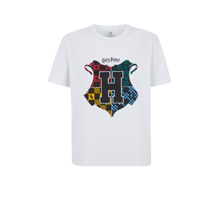 Top à manches courtes harry potter harrypottiz blanc.