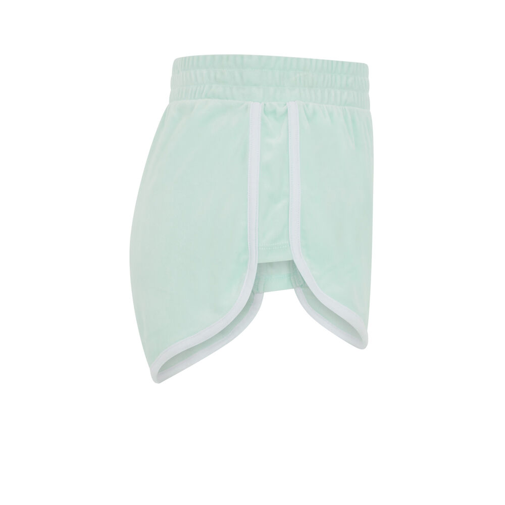 Short uni en velours - bleu turquoise bleu turquoise.