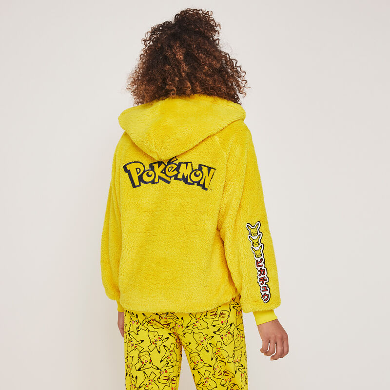 veste polaire à capuche print pikachu pikaballiz veste polaire à capuche print pikachu pikaballiz;