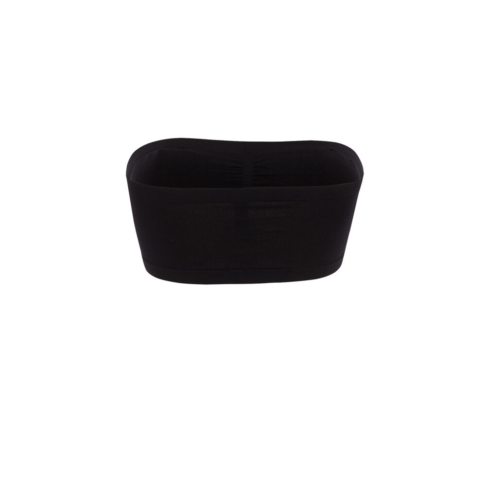 Soutien-gorge bandeau sans coutures - noir noir.